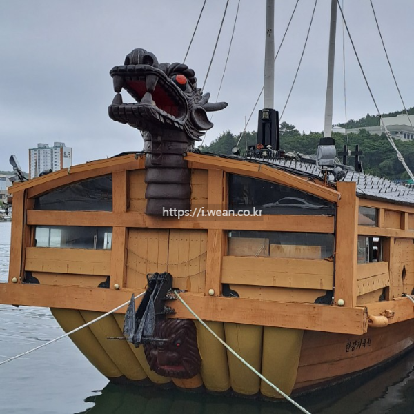 판옥선 모습 입니다.