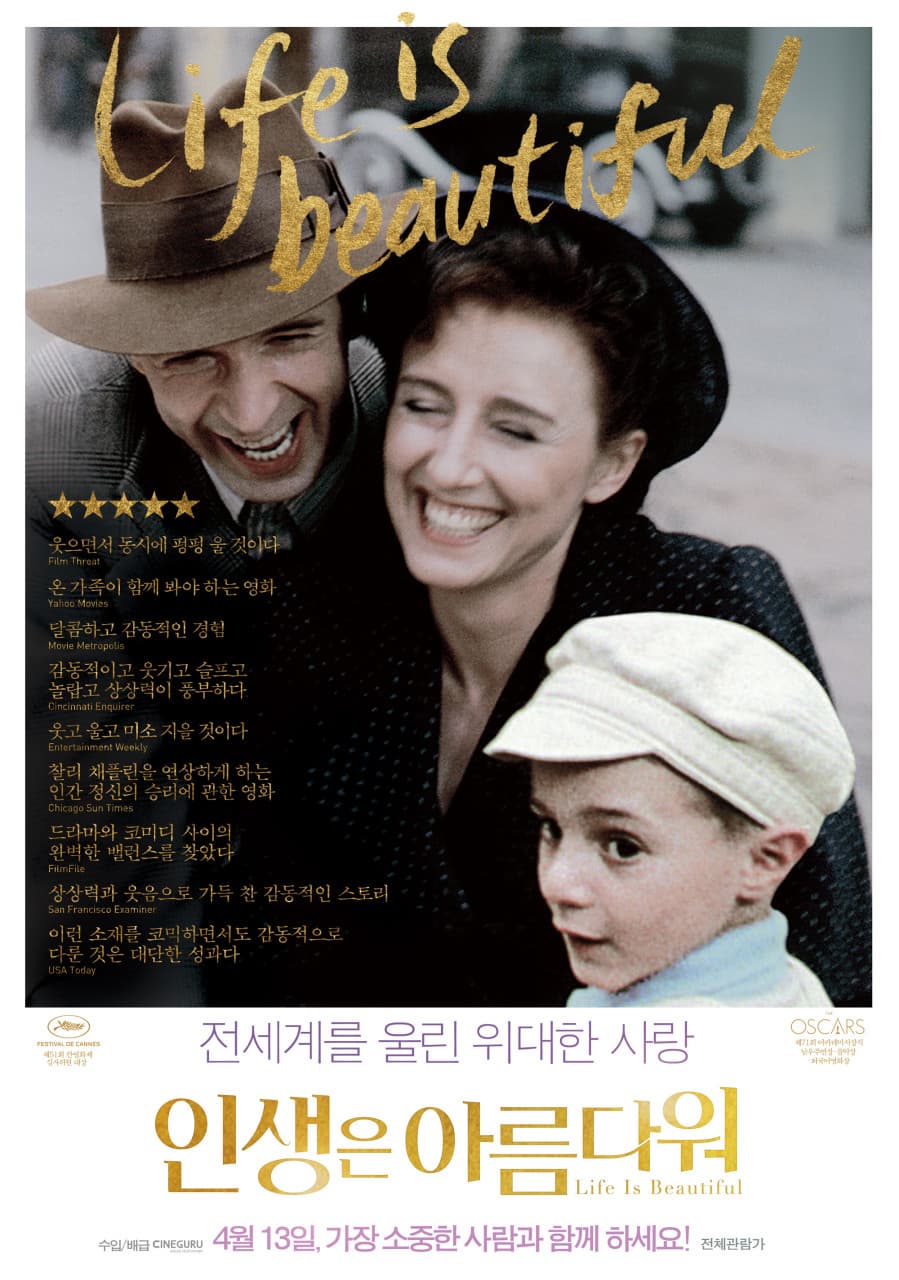 '인생은 아름다워' 영화 포스터