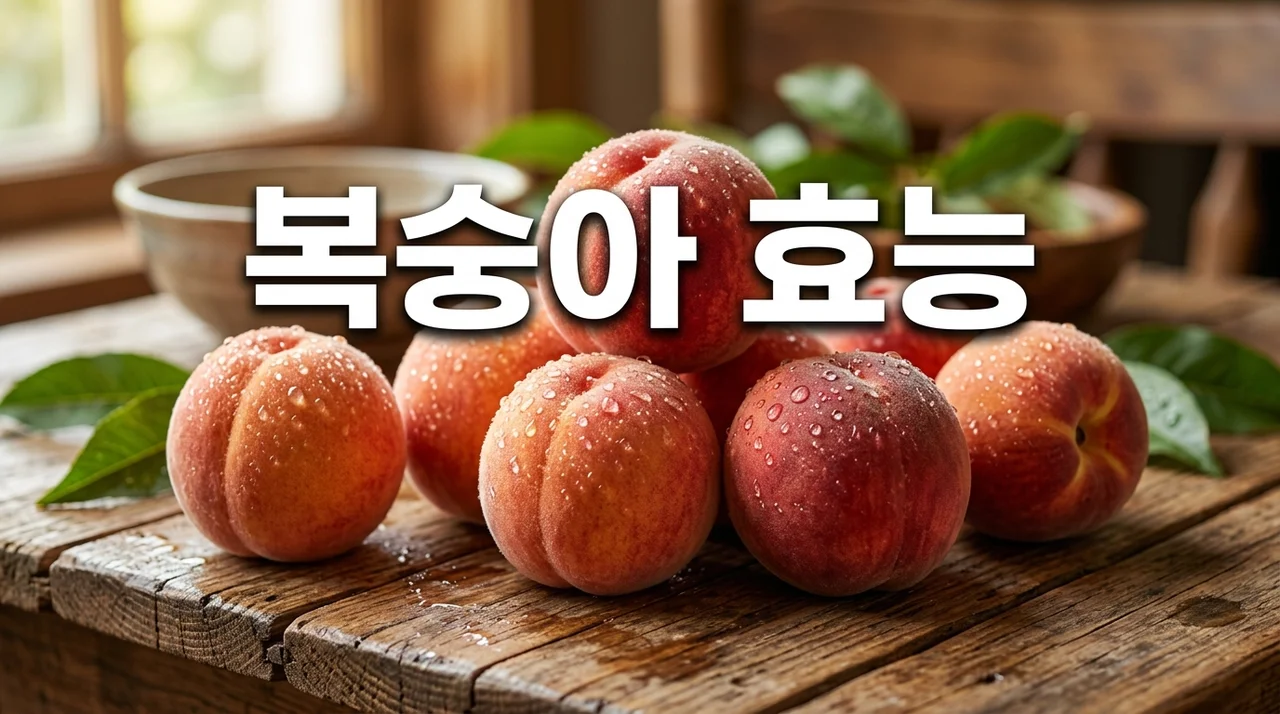 복숭아 효능 7가지와 칼로리 및 부작용 주의사항 (임산부 당뇨 식단 포함)