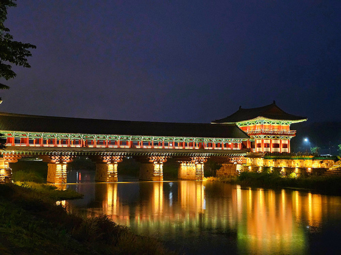 대한민국 경주 월정교