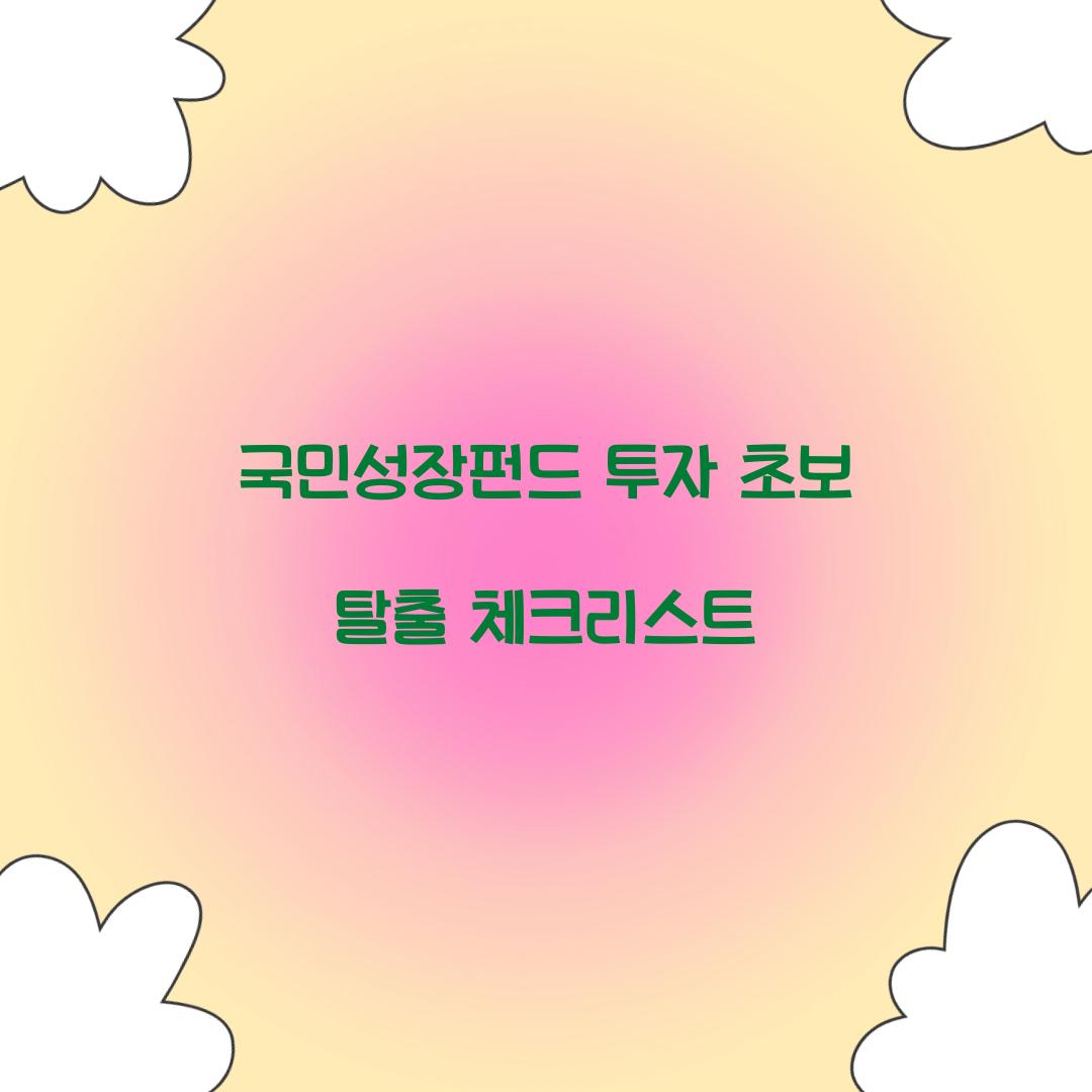 국민성장펀드 투자