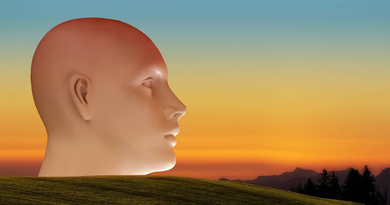 한곳을 바라보는 사람 그림, 무의식, 무의식 다이어트