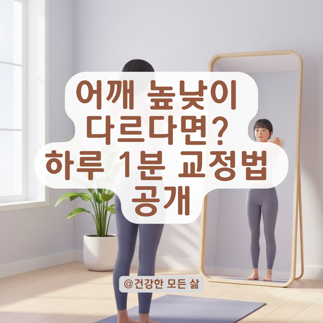 양쪽 어깨 모양 다르고 움직임 불편하다면? 확인해야 할 교정 포인트 총정리