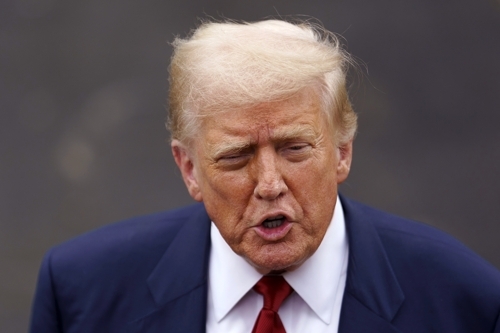 도널드 트럼프 미국 대통령.