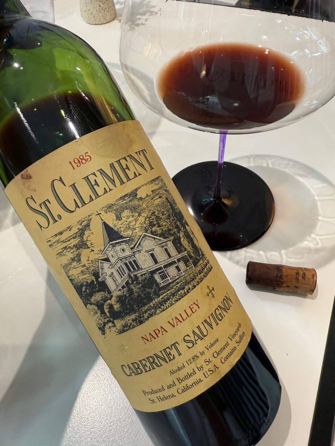 [USA] St. Clement Cabernet Sauvignon Napa Valley 1985, Cabernet Sauvignon｜세인트 클레먼트 까베르네 소비뇽 1985, 나파 밸리