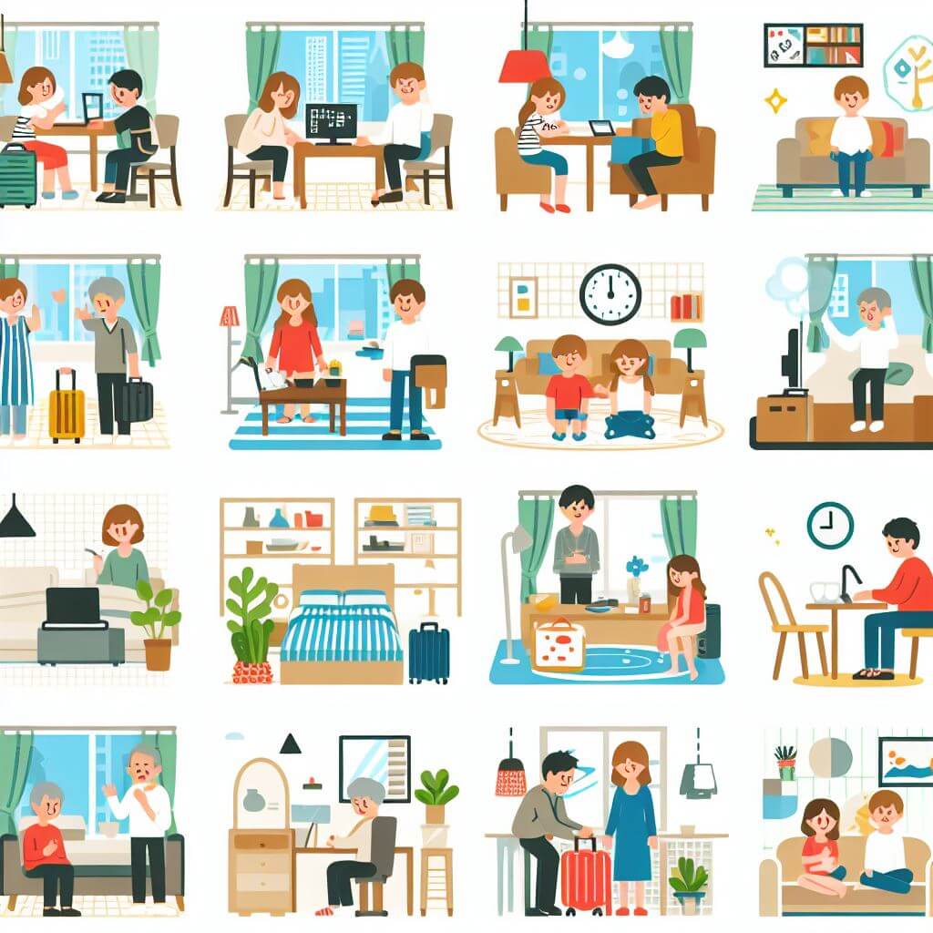 숙박할인권을 이용하는 사람들