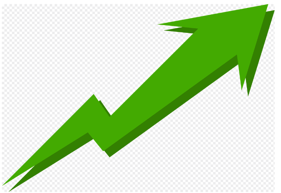 코인 상승 화살표