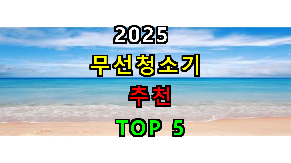 2025 무선청소기 추천 TOP 5