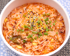 김치 콩나물죽 만드는법