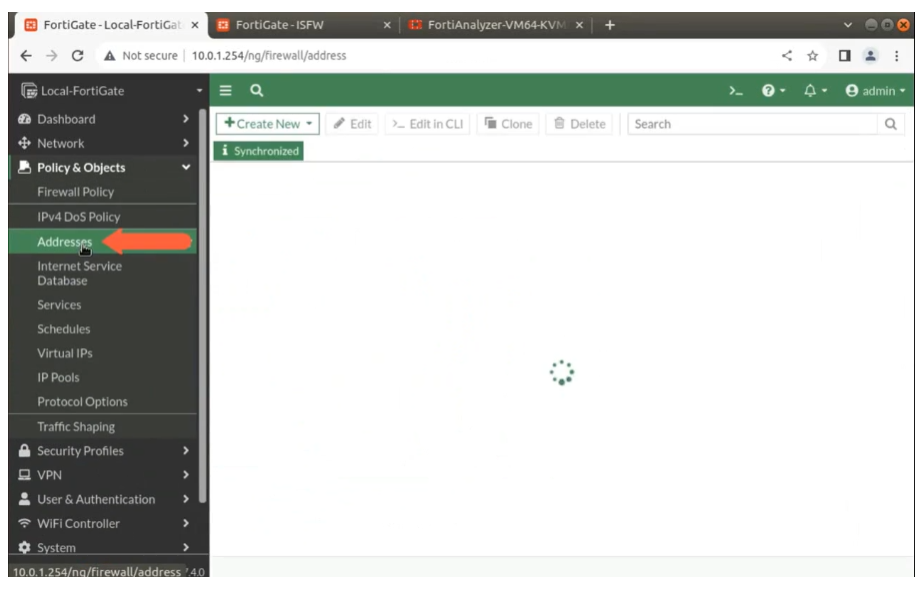 FortiAnalyzer 연동
