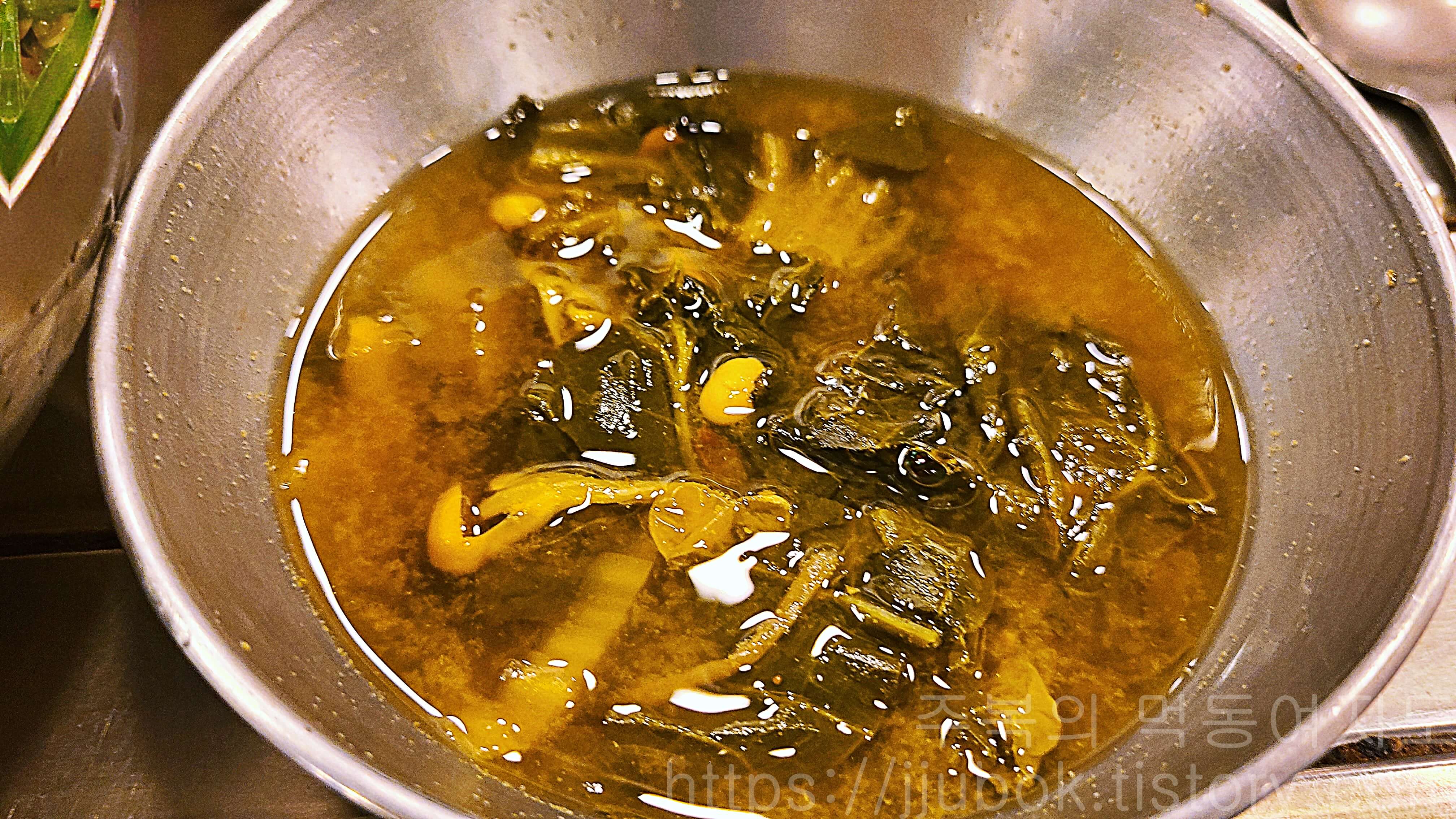 남해식당-세자매집-시레기-된장국