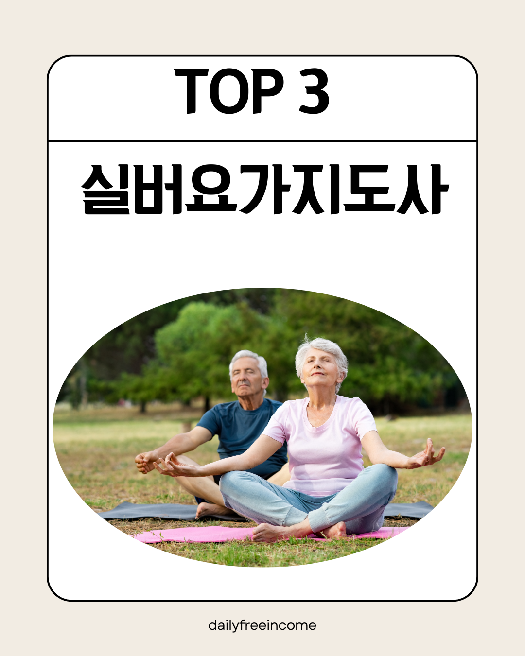 실버요가지도사