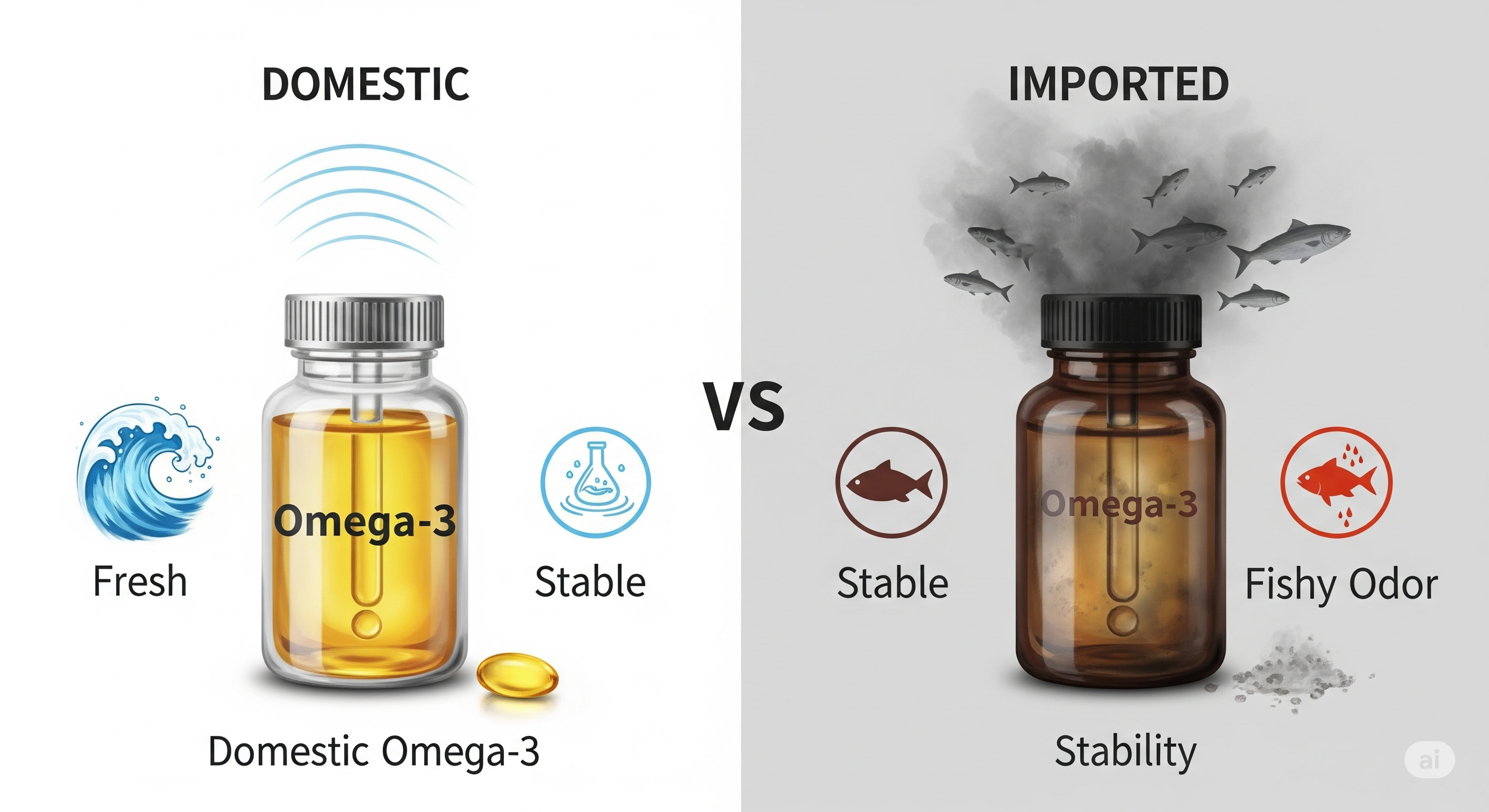 "국산, 수입산 오메가3"에 대한 이미지입니다.