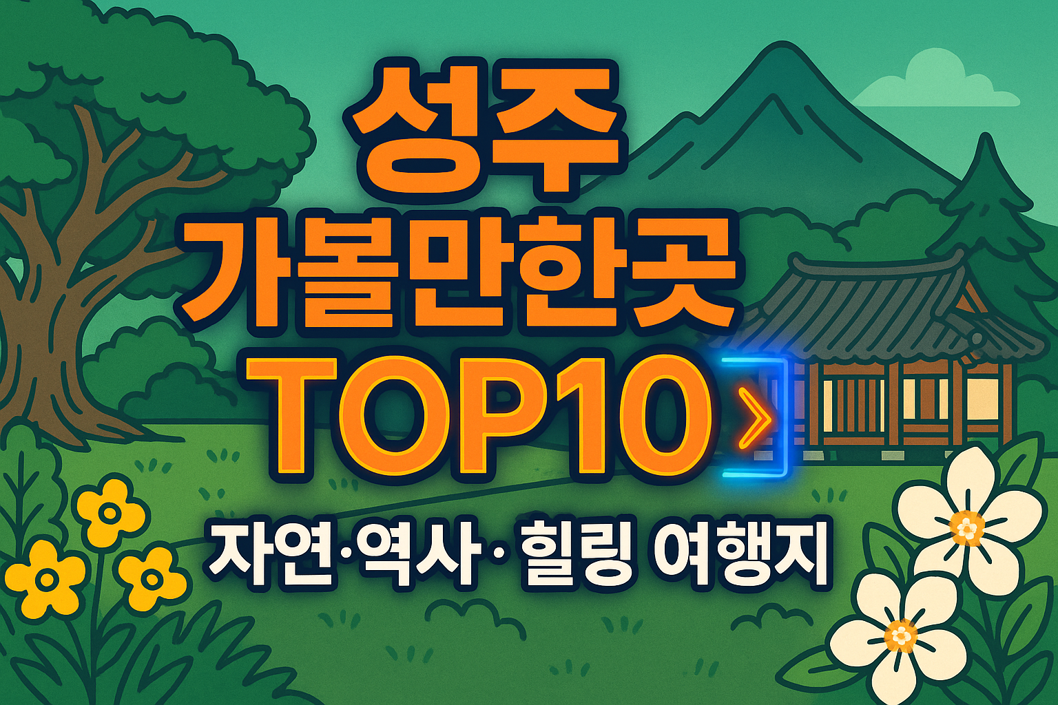 성주 가볼만한곳 베스트10