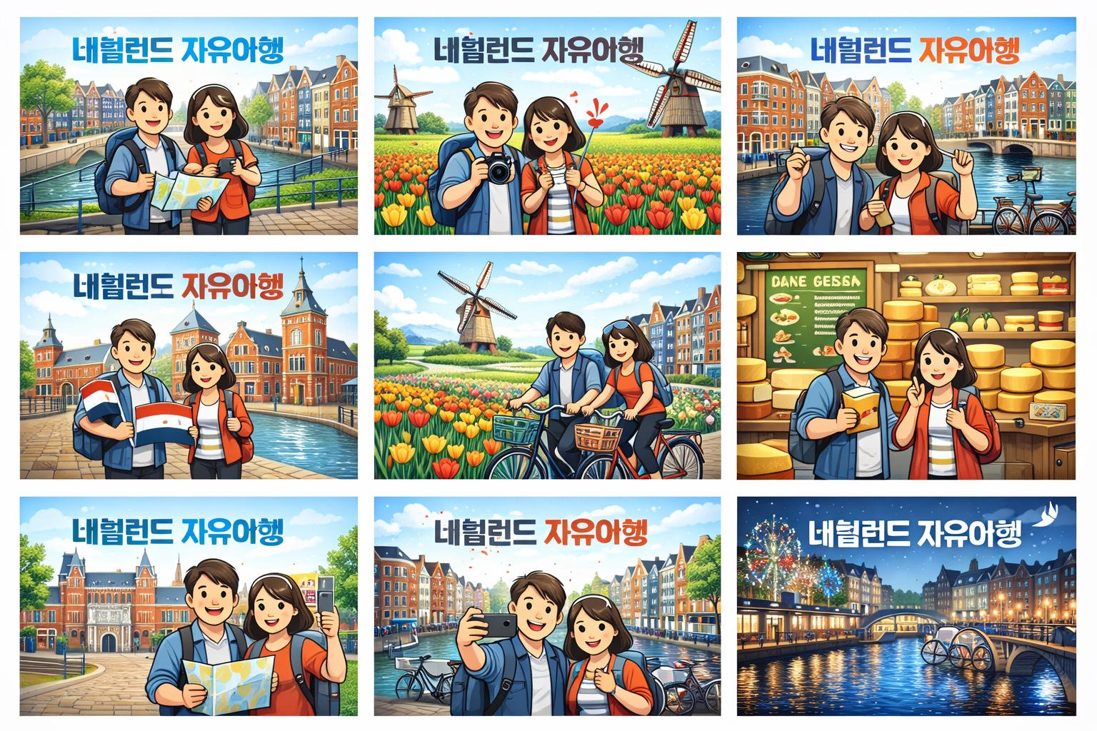 요즘 뜨는 네덜란드 여행 (자유일정, 물가, 도시별)