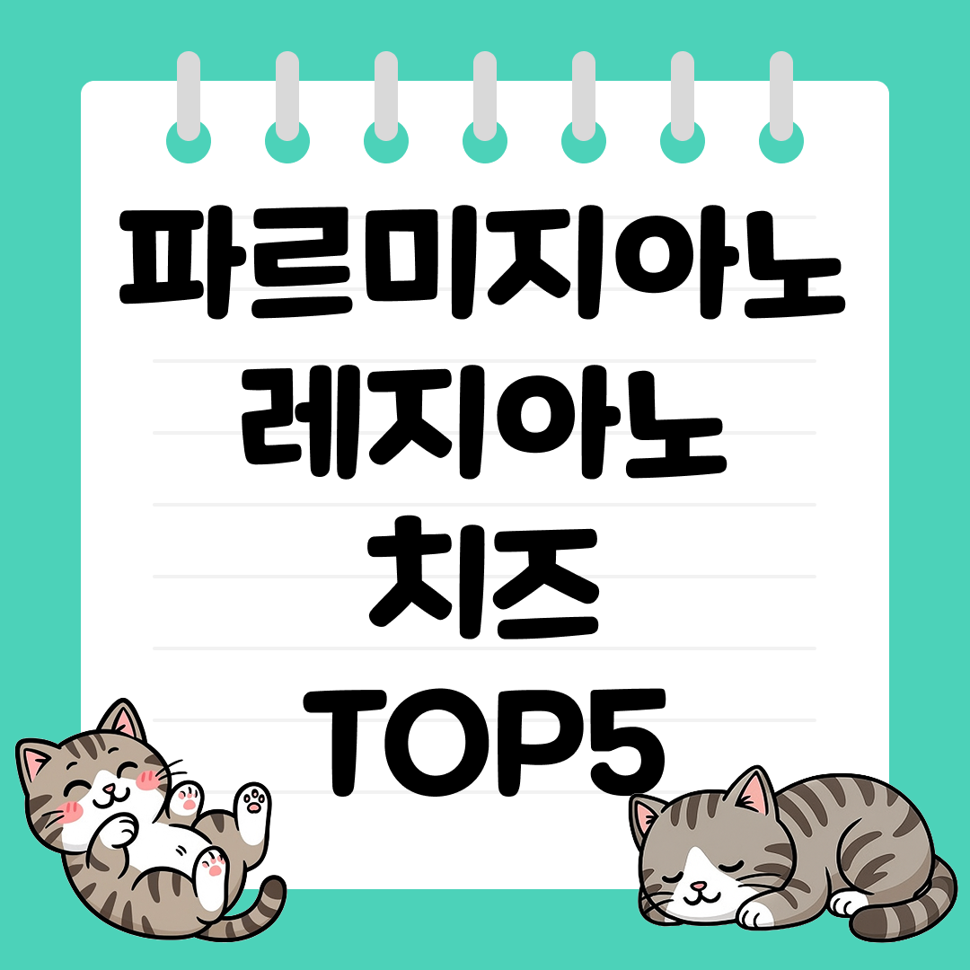 알리오 올리오 필수 재료!! 파르미지아노 레지아노 치즈 추천 순위 TOP5