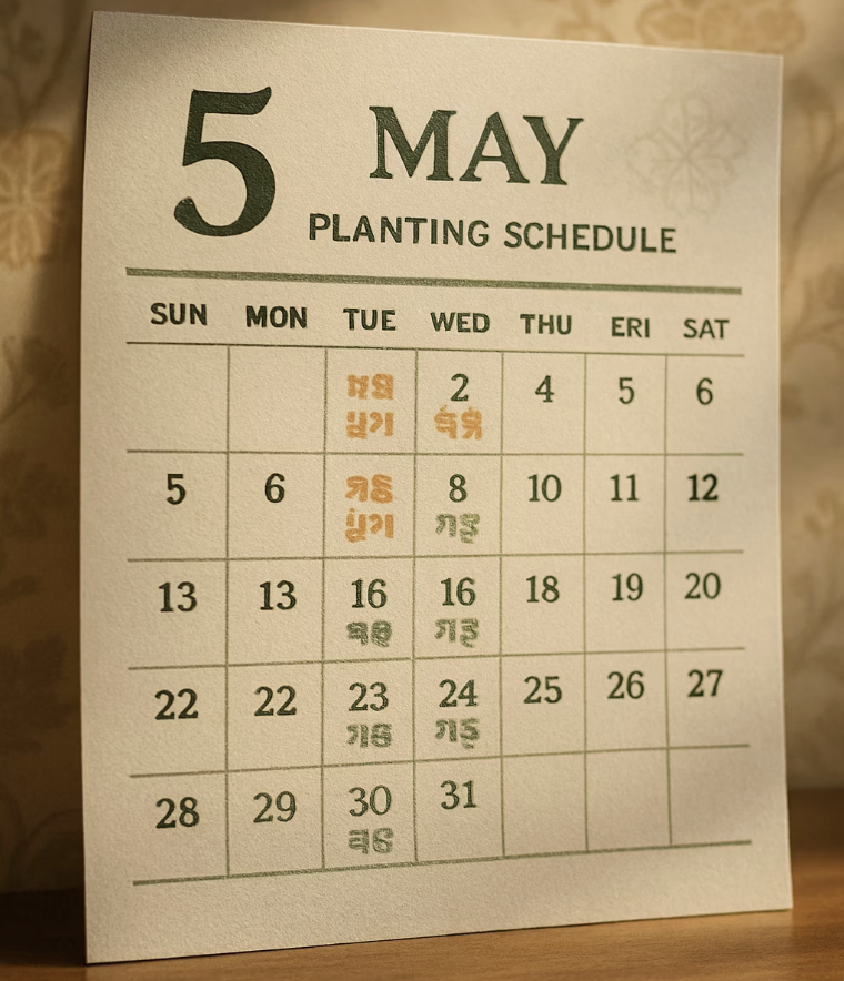 심는 시기, 언제가 가장 좋을까?