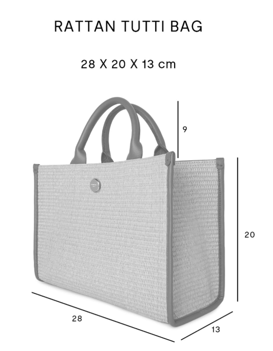 라탄 뚜띠백 사이즈