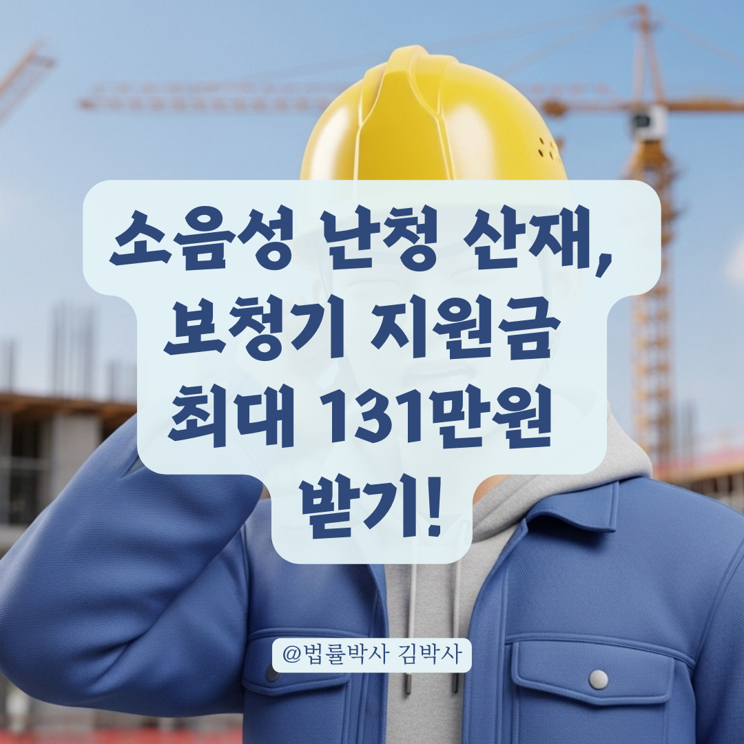 소음 현장 근무자 산재 처리 시 보청기 비용 지원과 장해급여 받는 법