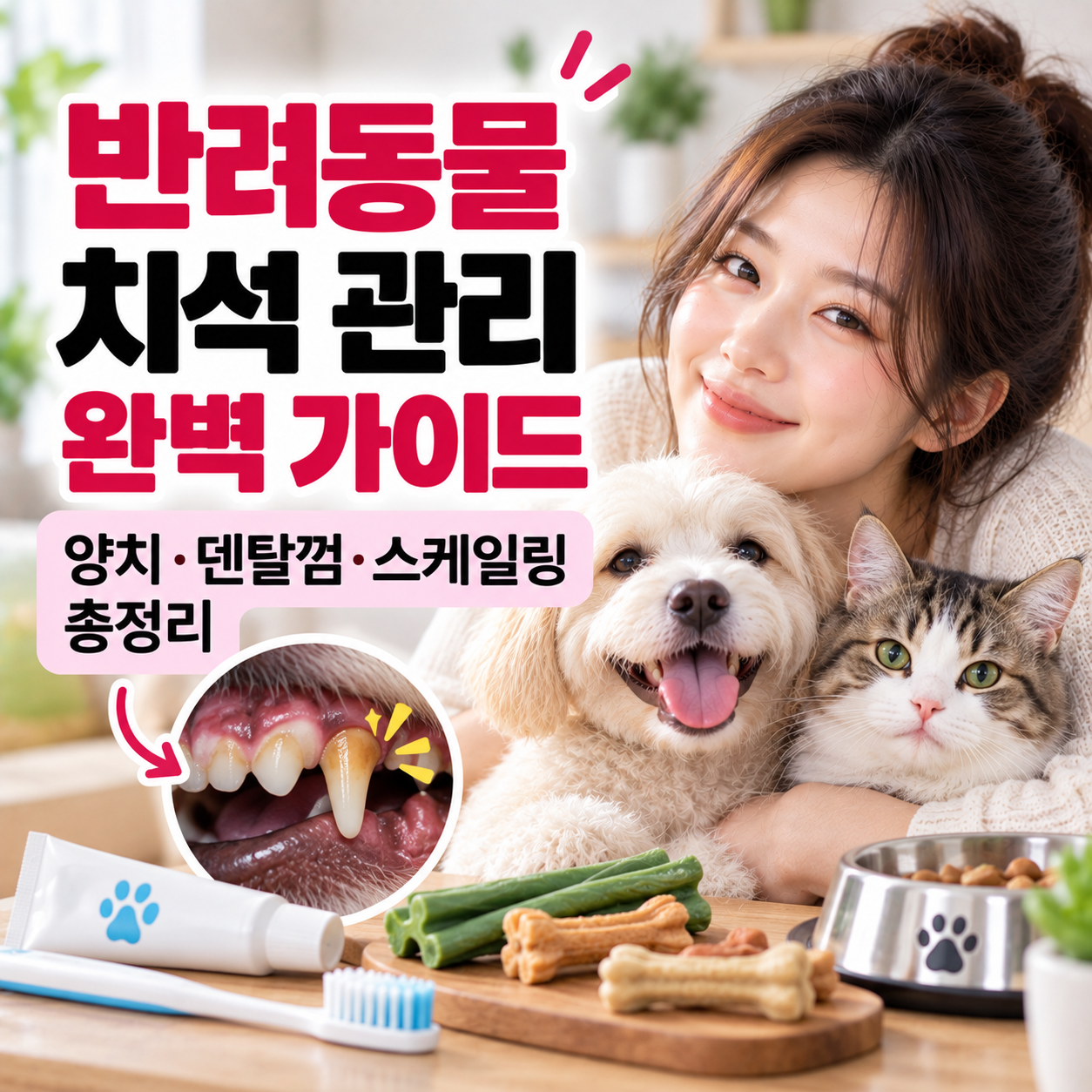 반려동물 치석 관리