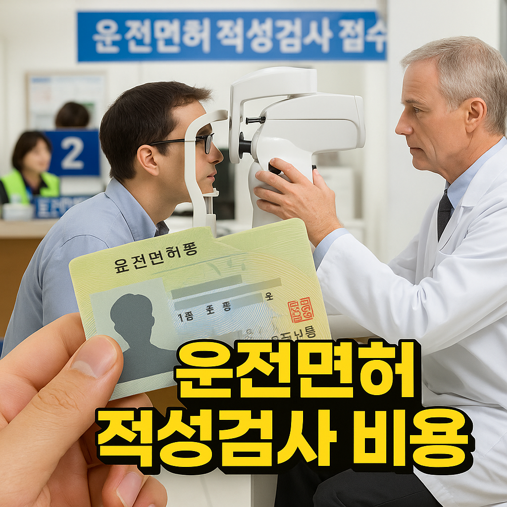 운전면허적성검사 갱신 준비물 신체검사 및 인터넷 신청 총정리