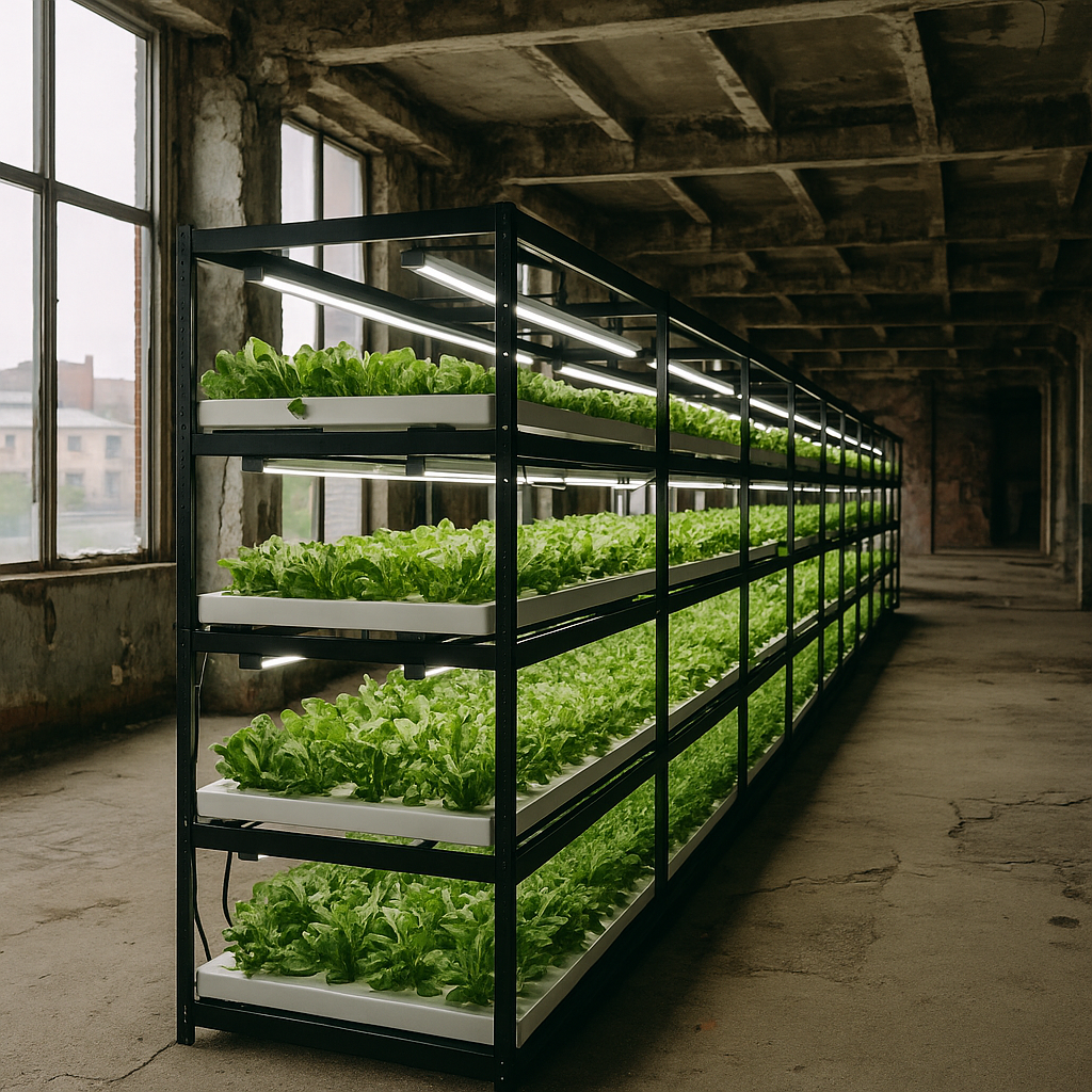 도시 농업 혁신, 미래 도시가 폐건물을 농장으로 바꾸는 이유