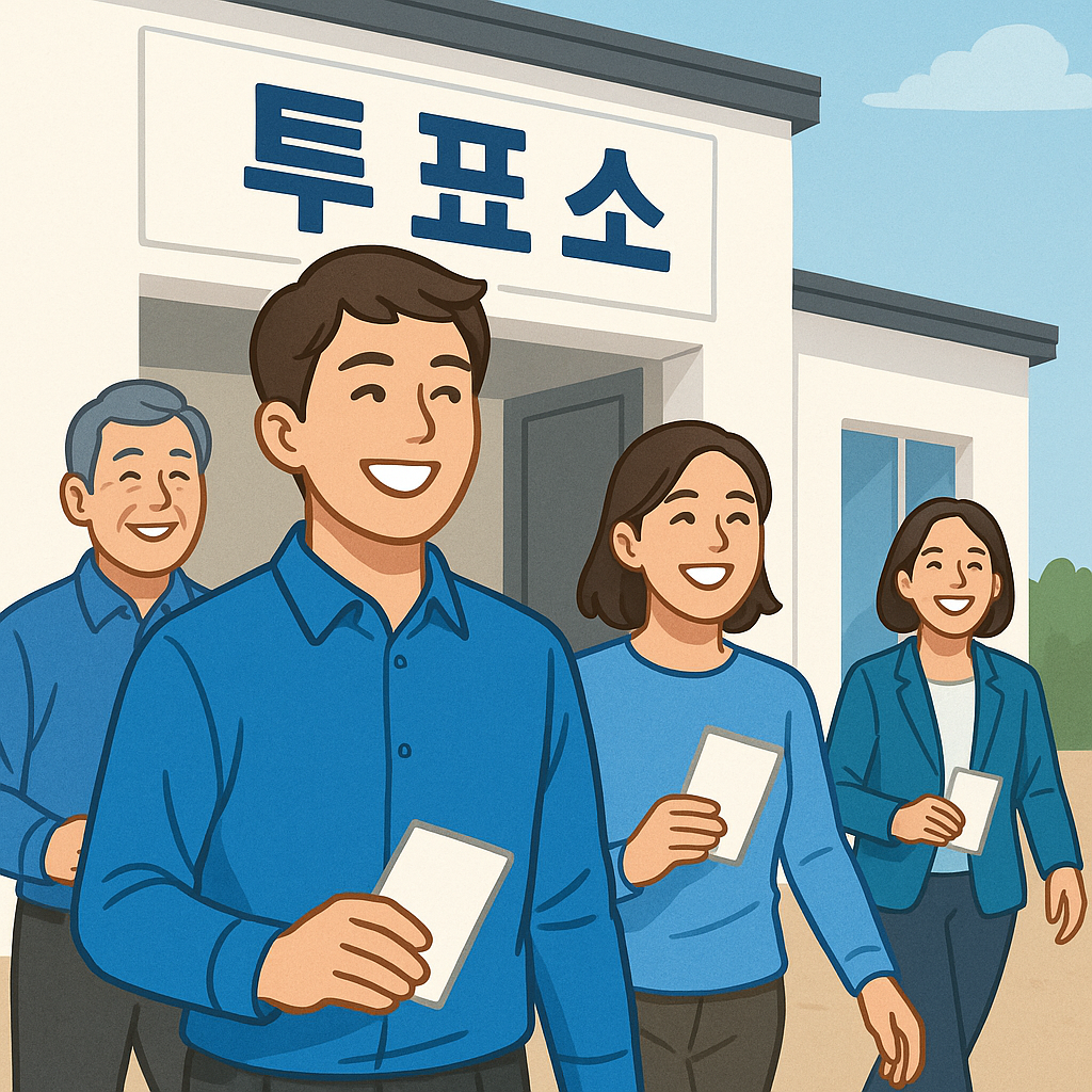 #2025조기대선 #사전투표 #본투표 #투표참여 #민주주의수호 #헌법질서회복 #투표준비물