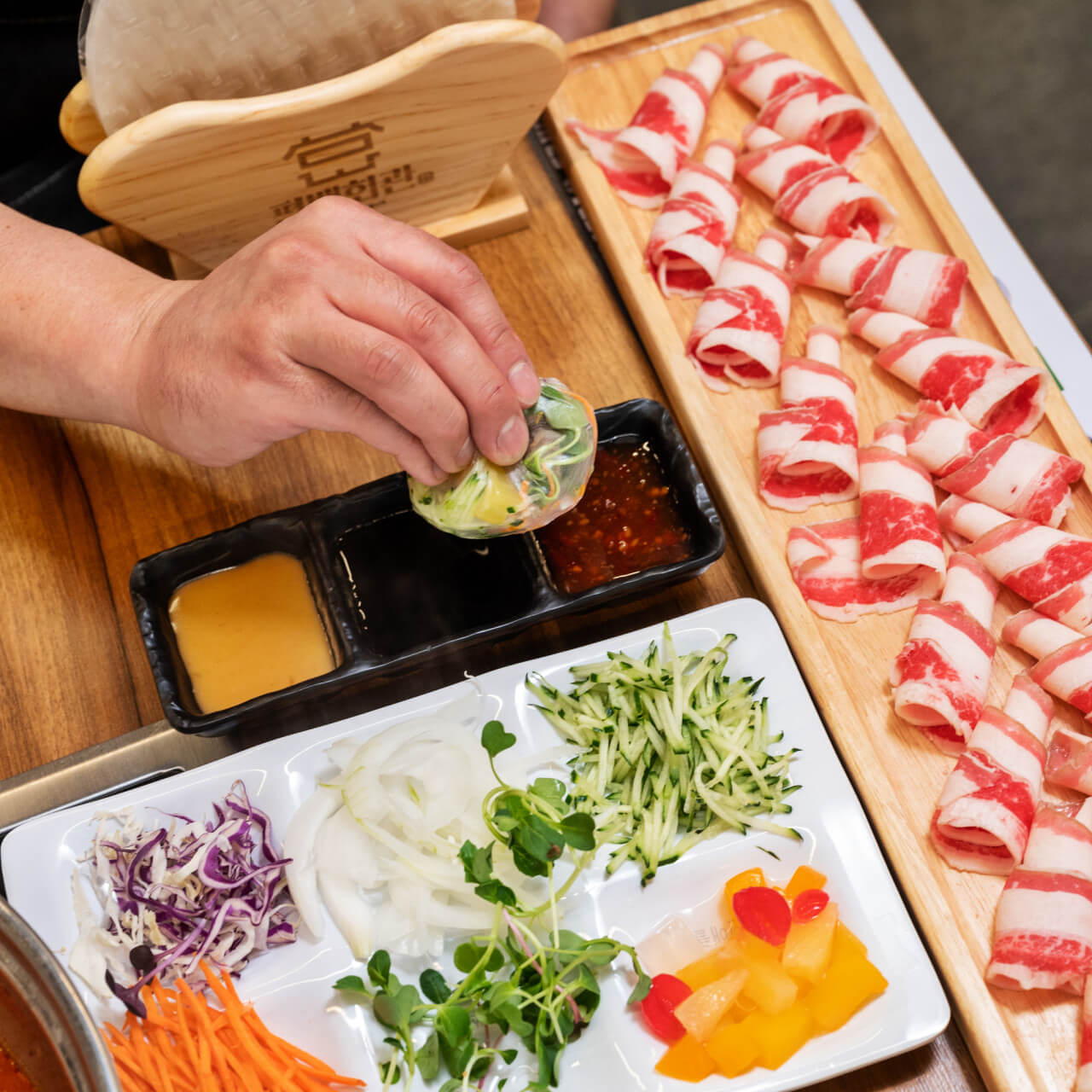 편백회관_월남쌈