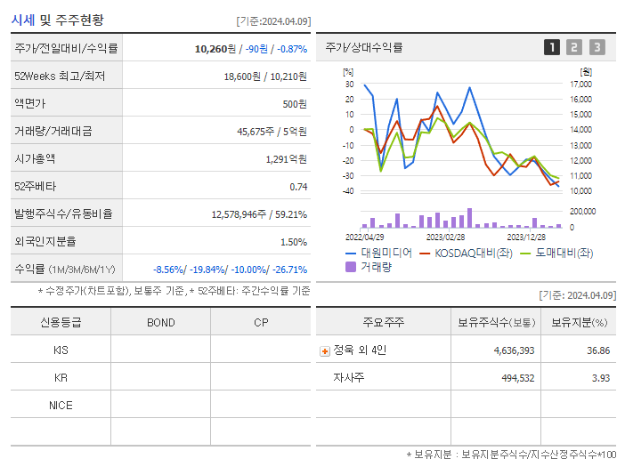 대원미디어_기업개요