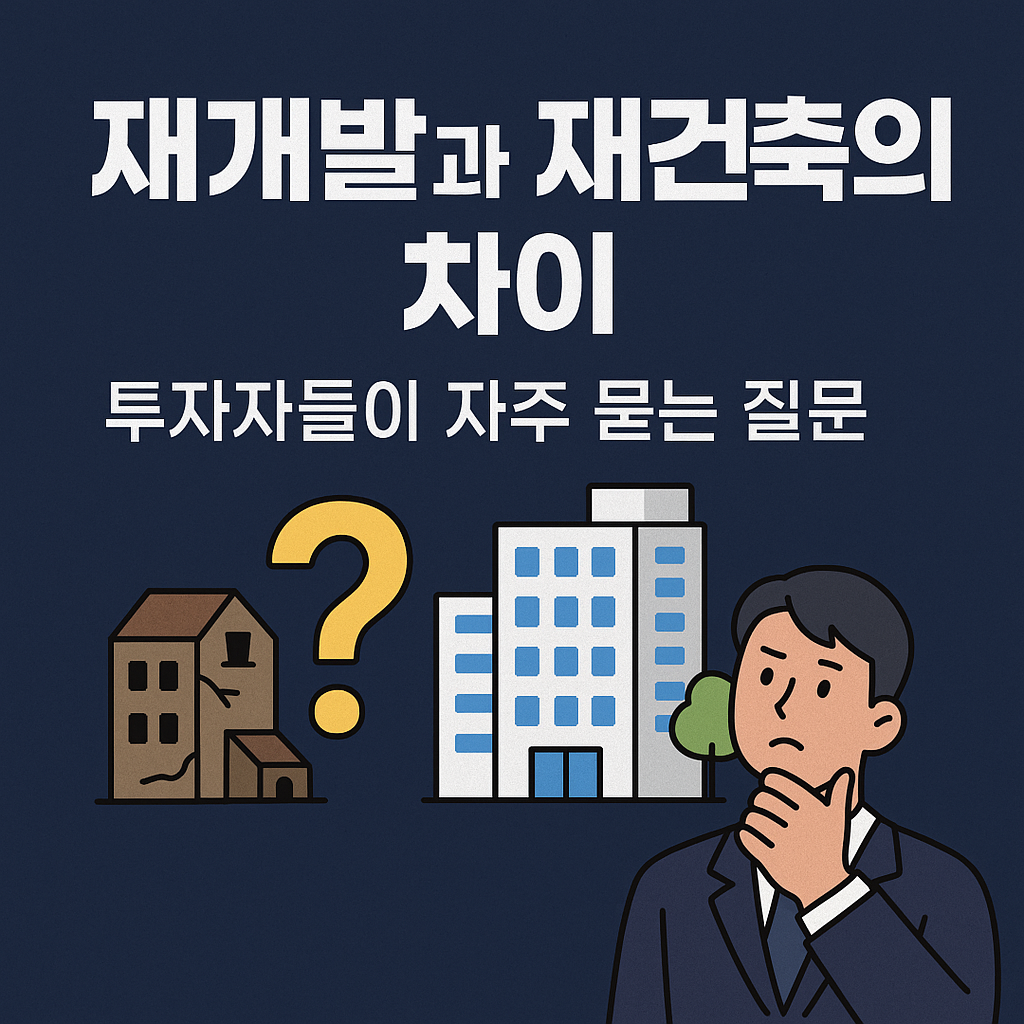 재개발,재건축의차이