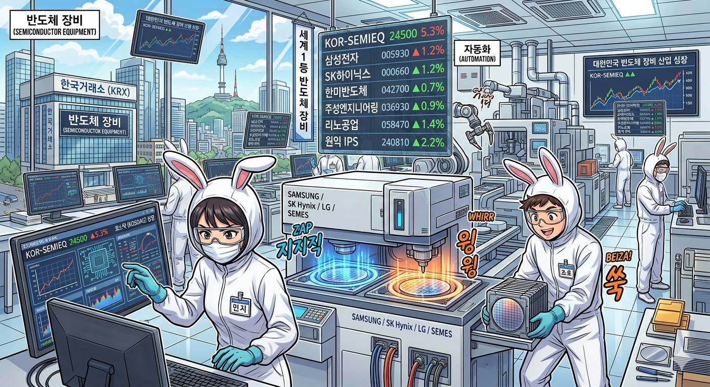 국내 주식 반도체 장비 관련 내용