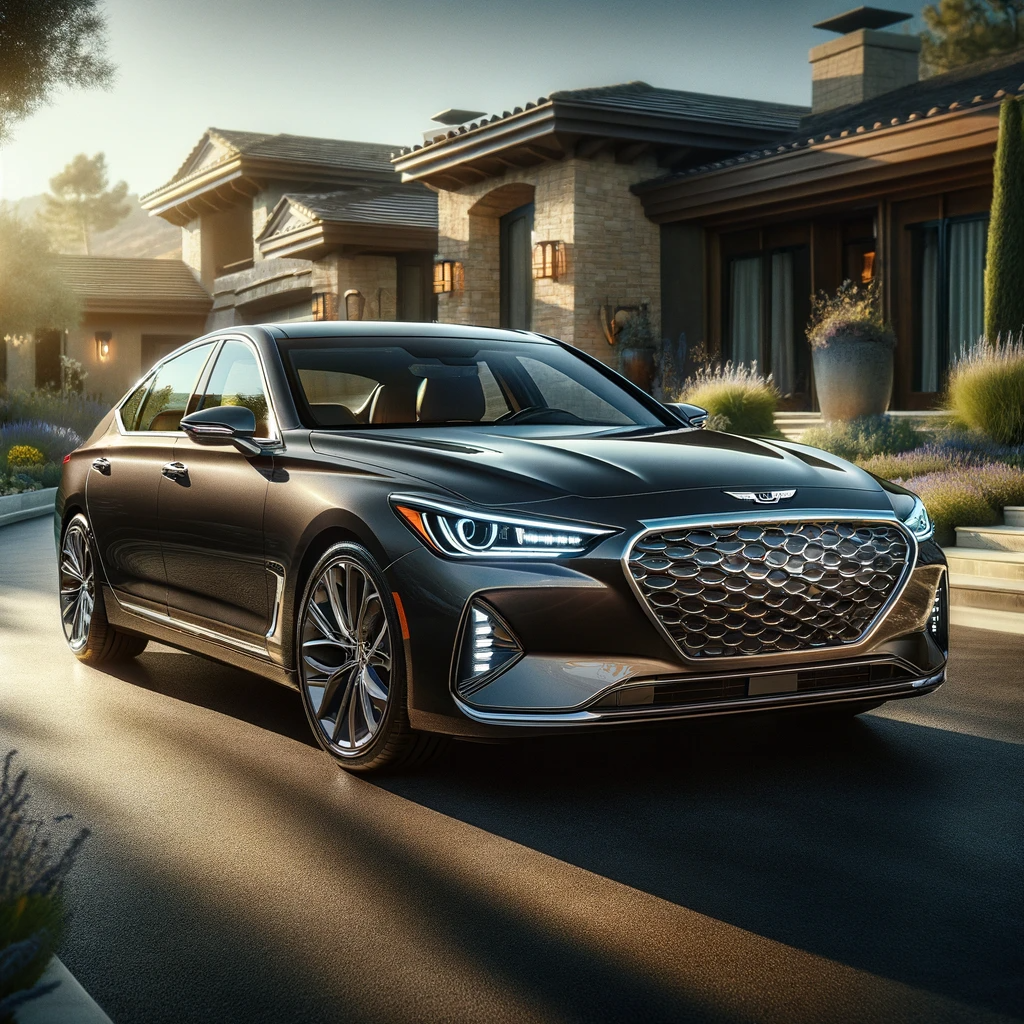 현대 제네시스 G80 페이스리프트를 바탕으로한 디자인