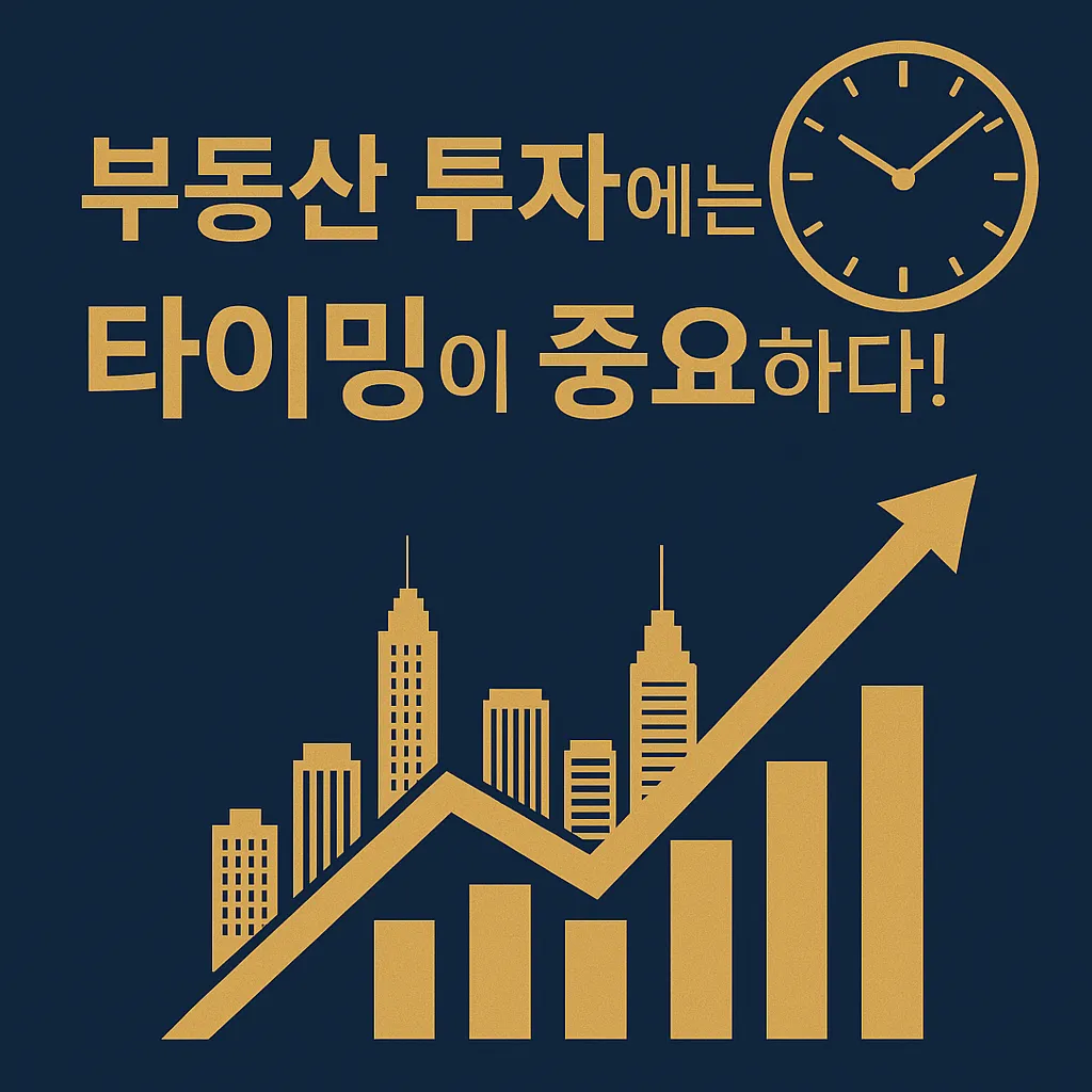 부동산 투자에는 타이밍이 중요!