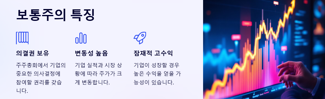 보통주 우선주 차이,비교,설명,장단점