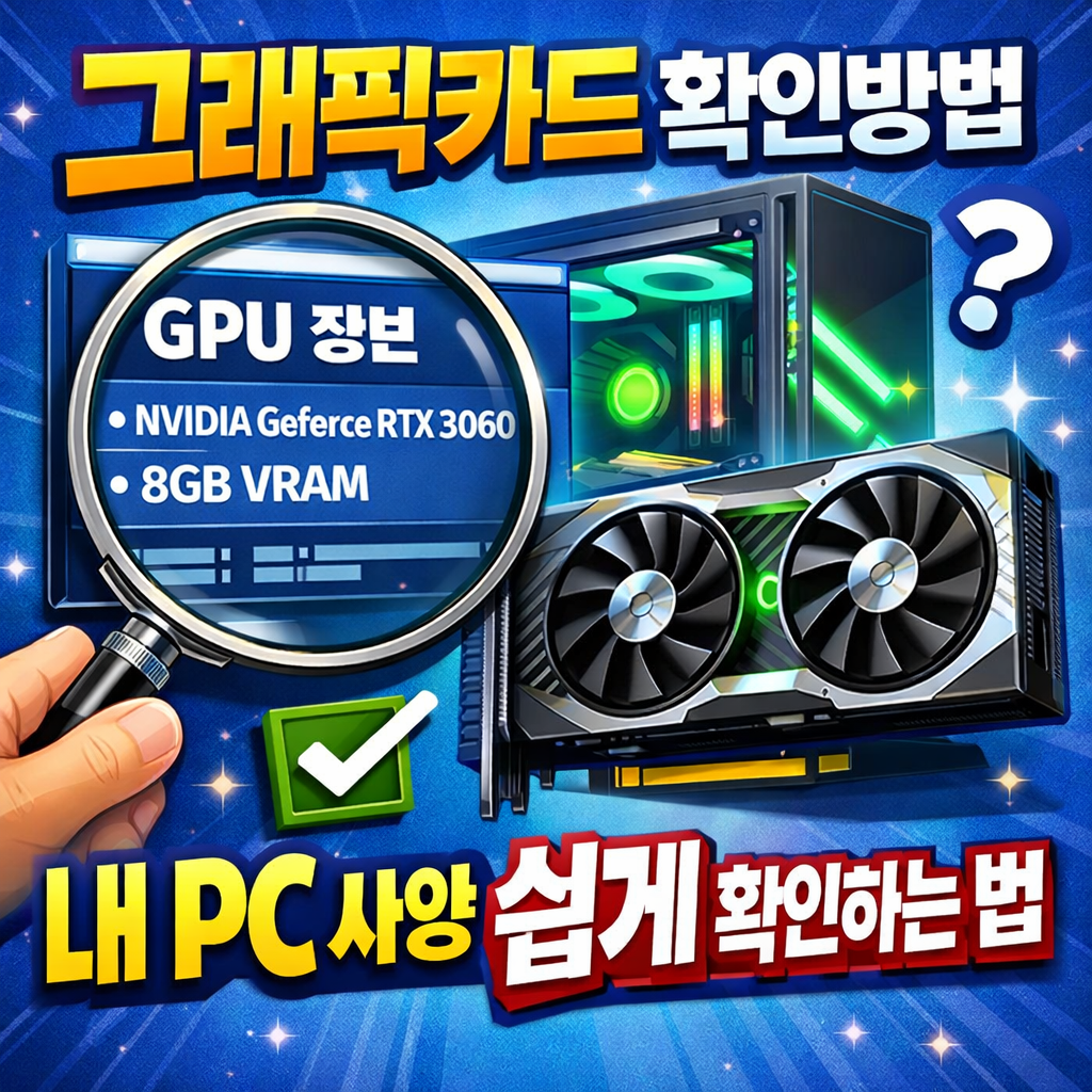 그래픽카드 확인방법