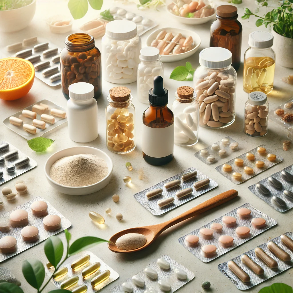 다양한 비타민 보충제