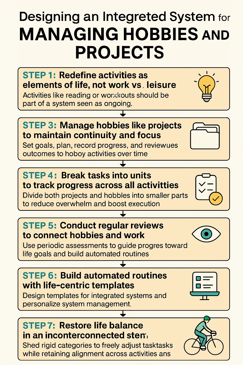 취미와 프로젝트 관리까지 포함하는 통합 시스템 설계