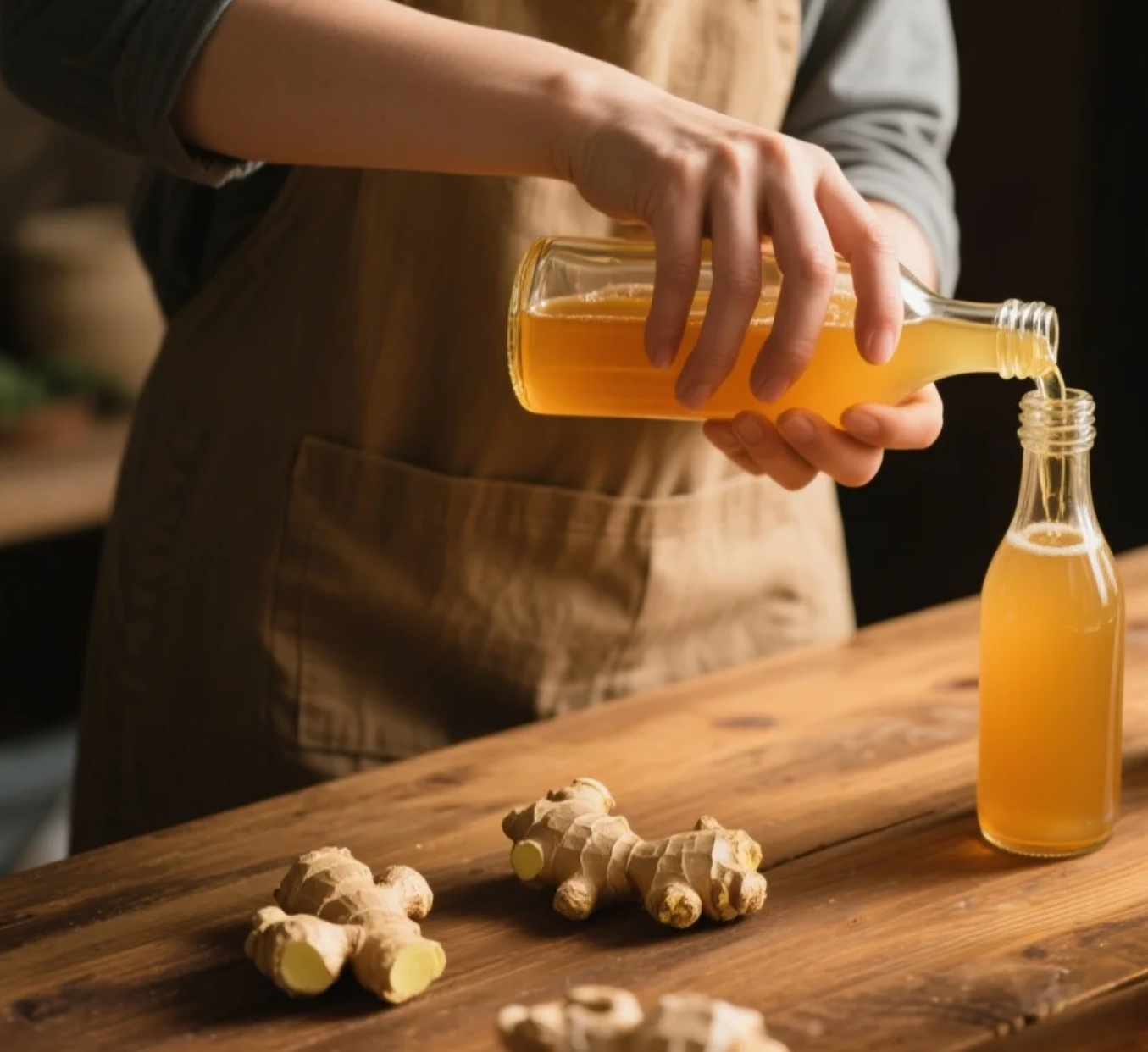 수제 꿀 생강청 만드는법: 진액을 뽑아내는 과정