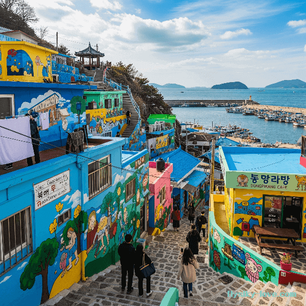통영 동피랑 마을