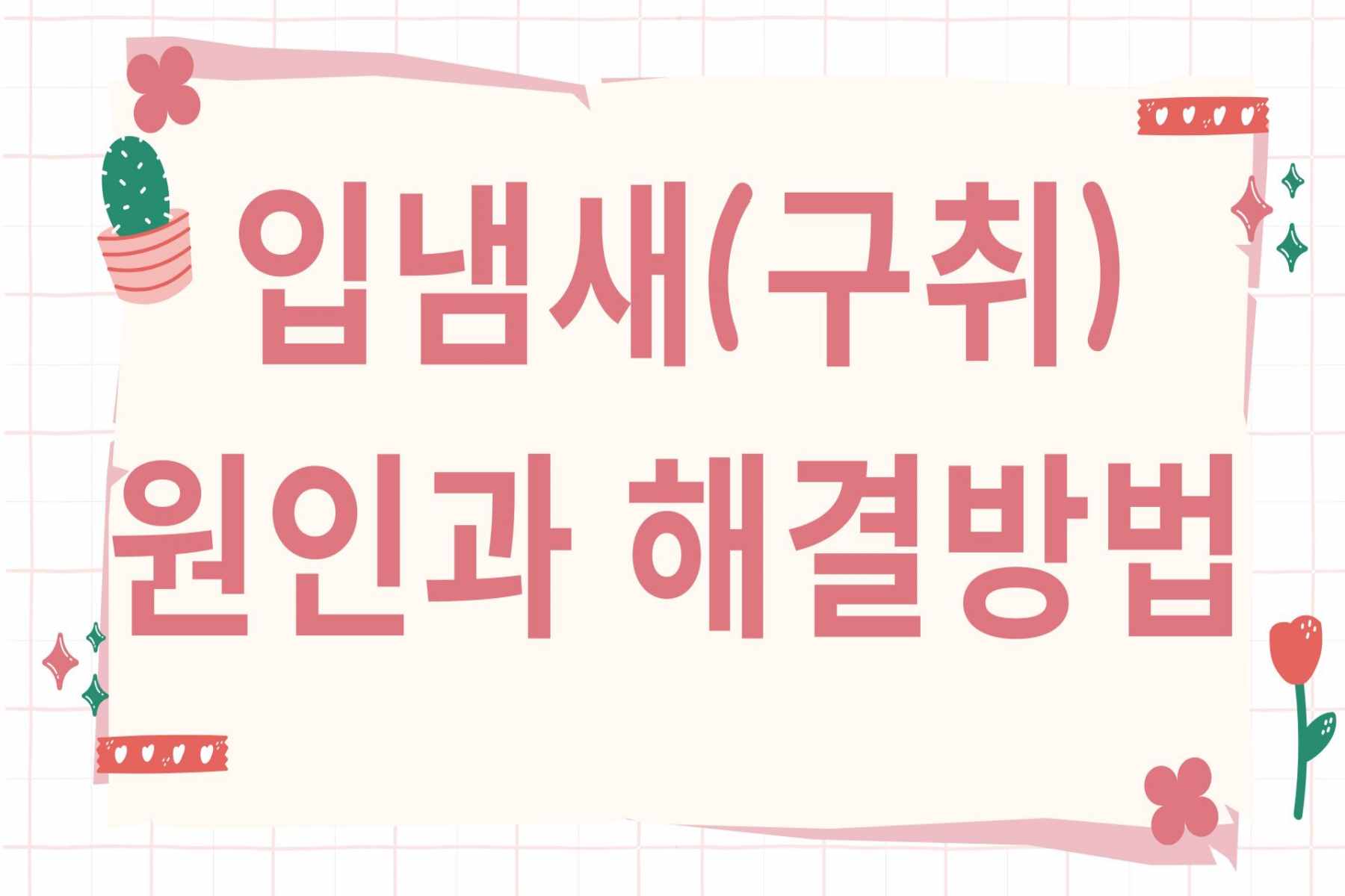 입냄새(구취)