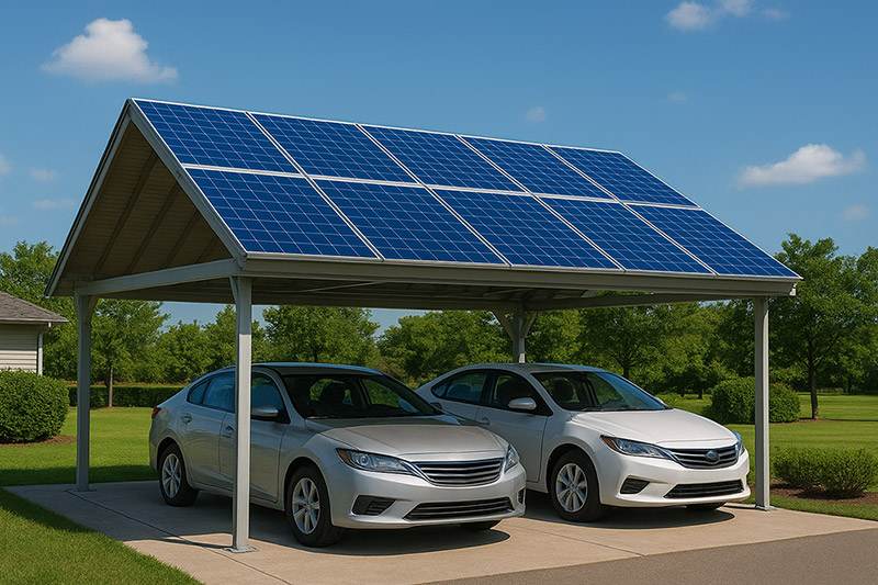 태양광 설치 정부 지원금 3kW 혜택 - 주차장