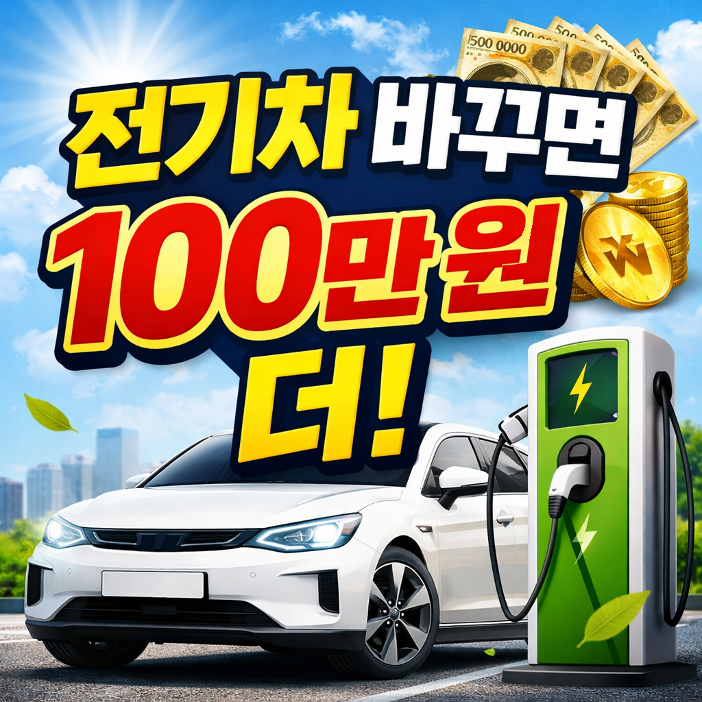 전기차 바꾸면 100만 원 더! 2026 보조금 최대 680만 원 지급 꿀팁 총정리