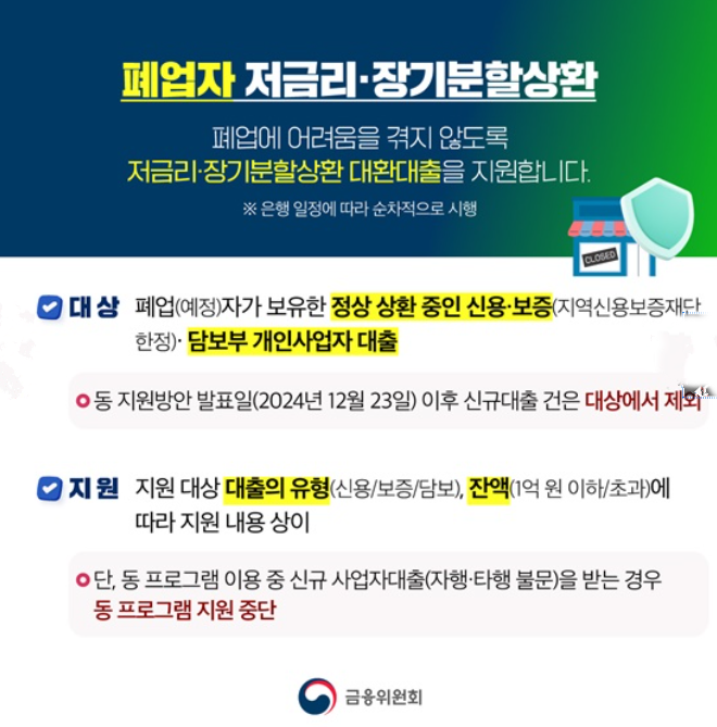 소상공인 금융지원