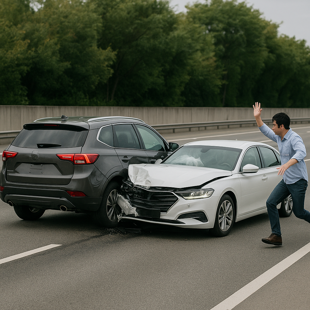 고속도로 사고! 수신호가 오히려 위험한 진짜 이유