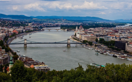 Donau River in Budapest