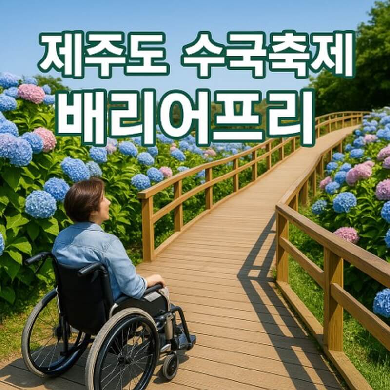 제주도 수국축제 배리어프리 (이동 안내, 서비스, 시설) 관련사진
