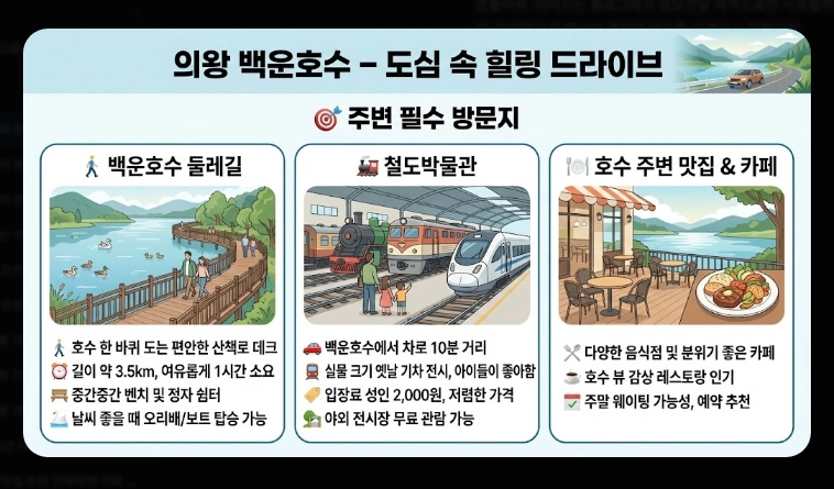 서울 근교 당일치기 드라이브 코스 BEST 5 (2026 최신)