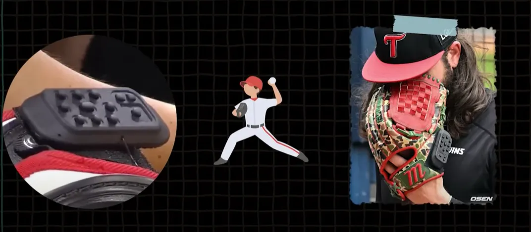 피치컴-송수신기-포수-투수-위치