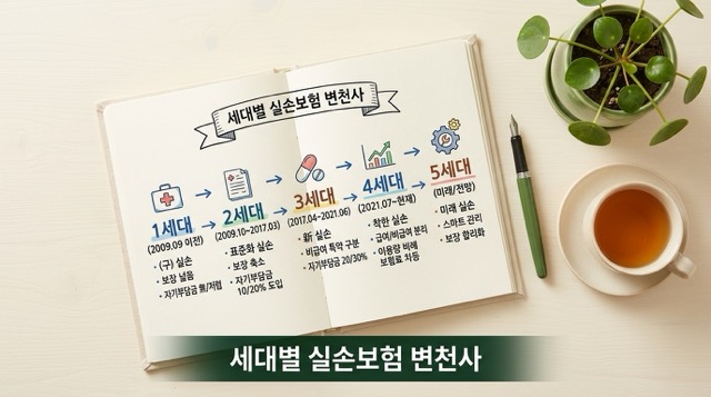 실손보험 세대별 변화 5세대 실손보험