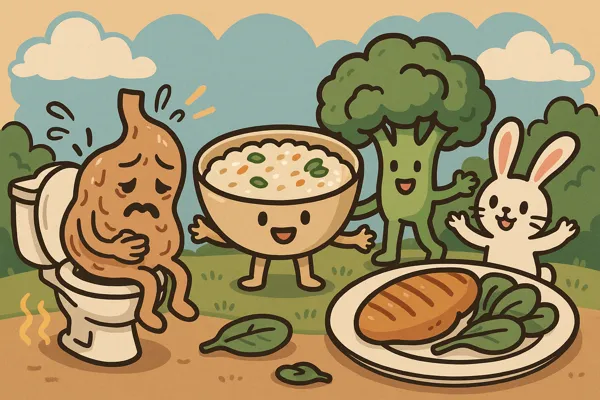 설사 회복 루틴 식단